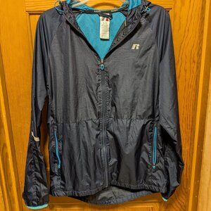 3/$15** Men's Russell Athletic Lightweight Windbreaker with Hood